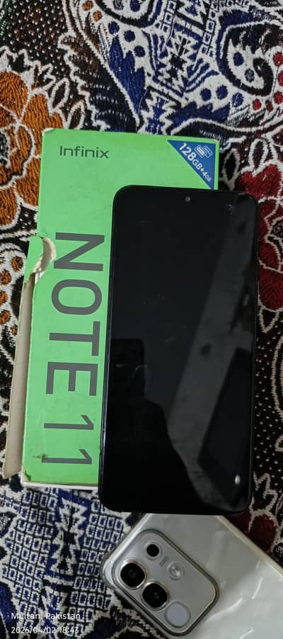 infinix note 11 full box 4+4/128