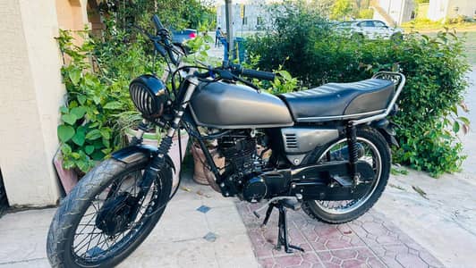 honda cg 125 cafe racer style 2014