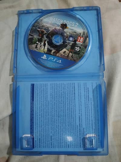 PlayStation 4 dvd  watch dogs 2