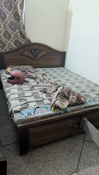 dubble bed with foam