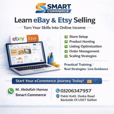 Learning eBay and Etsy  Selling