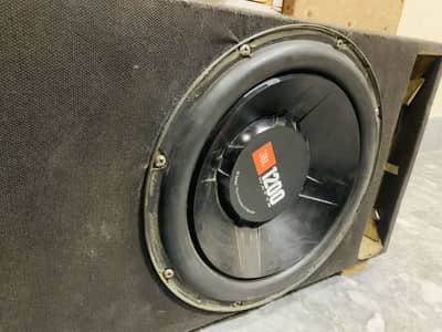JBL 1200watt double magnet subwoofer with box