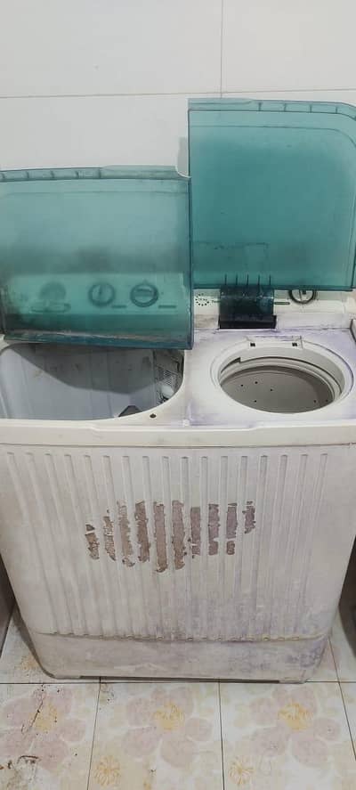 Haier washing machine with drayer