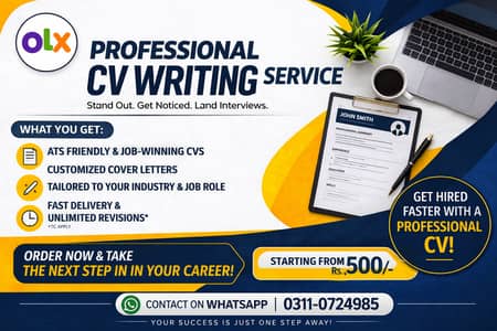 Professional Resume / CV Writing | ATS Friendly | Rs 500