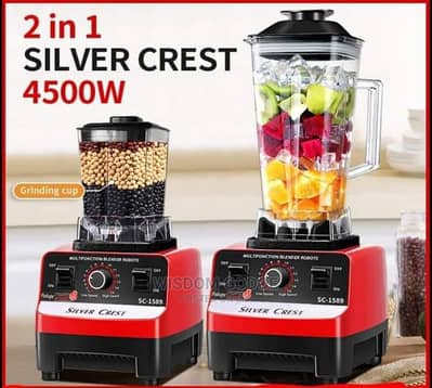 Silver Crest Sc-1589 2 in 1 High Power Blender 4500W