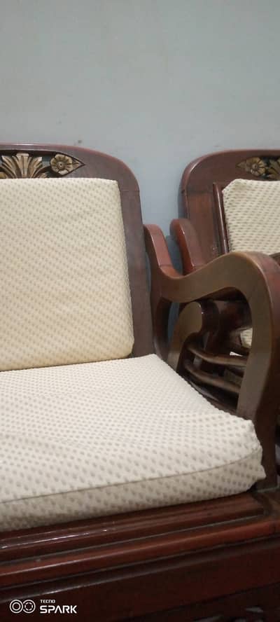 5 Seater sofa set pure wooden