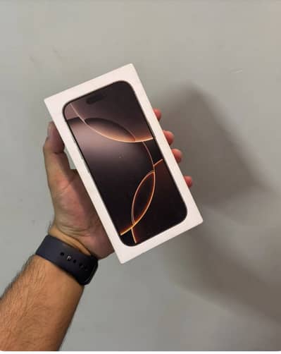 Iphone 16 pro box packed