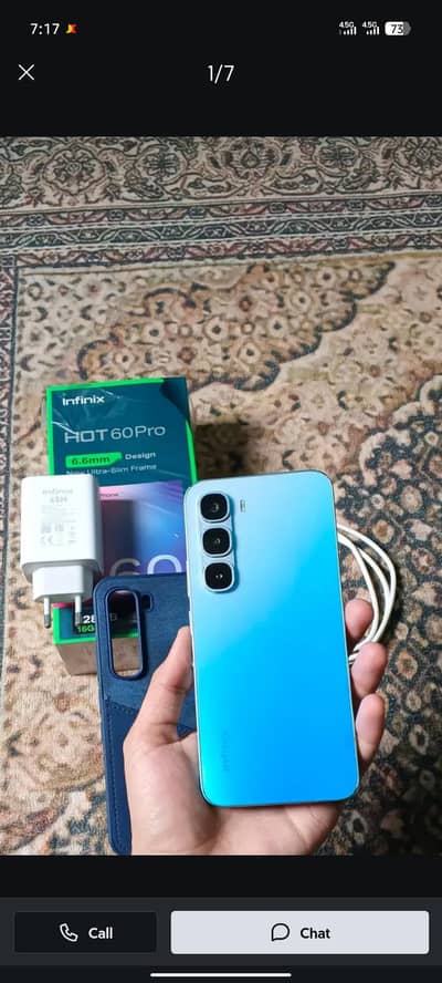INFINIX HOT 60 PRO 10/10 COMPLETE SAMAN  8 MAHINE WARRENTY 