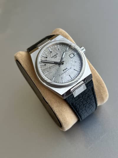 Tissot prx damascus steel