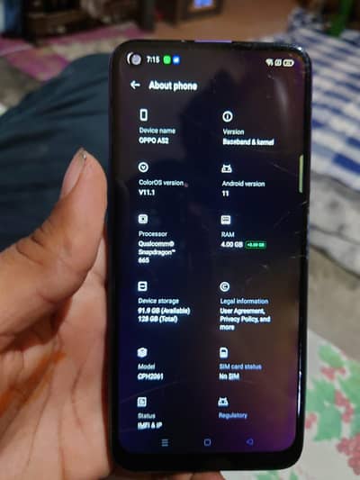 oppo A52 4/128 non pta