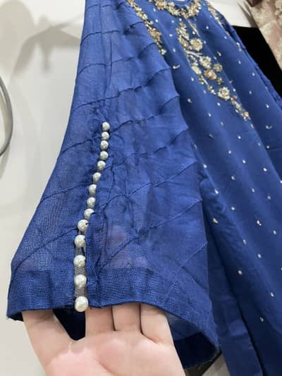 Agha noor khaddi net kurti