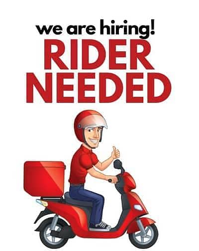 Delivery Rider Required for Fast Food Delivery (5 PM–3 AM)
