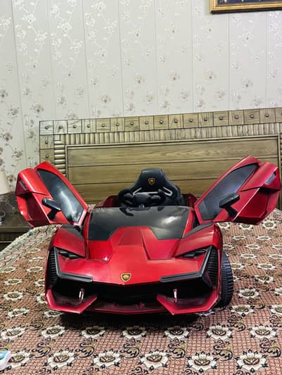 Kids Electric Ride-On Car (Lamborghini Style) Red Color