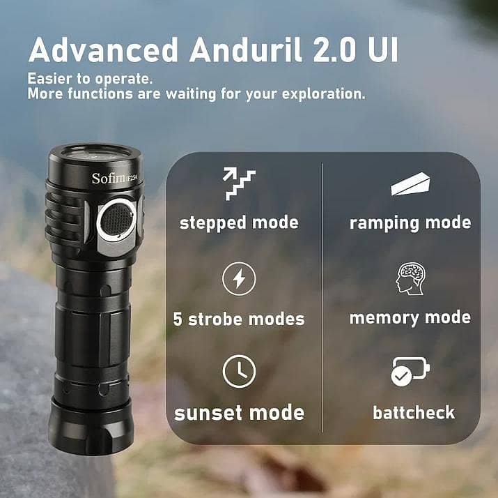 Sofirn Bright Pocket Rechargeable Torch Light 1