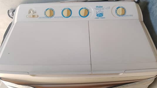 Haier jumbo size Washing machine with Drayer