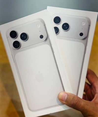 Iphone 17 pro max silver color  Japan varient 256gb