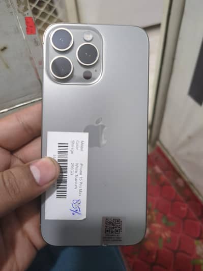 iphone 15pro max natural 256gb pta