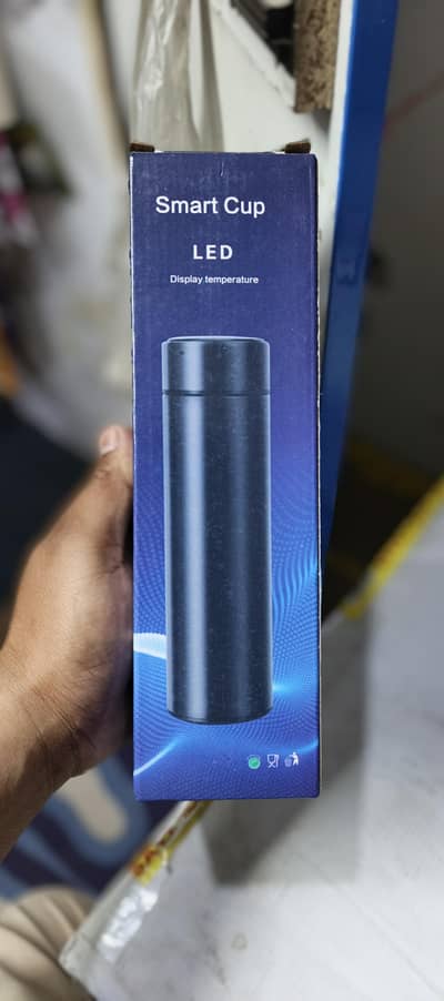 smart cup led display temperature bottle