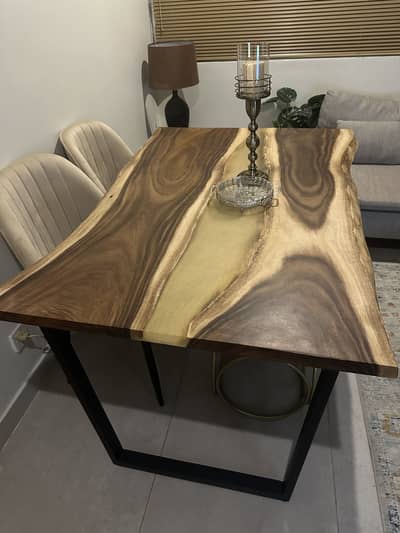 Dining table pure wood