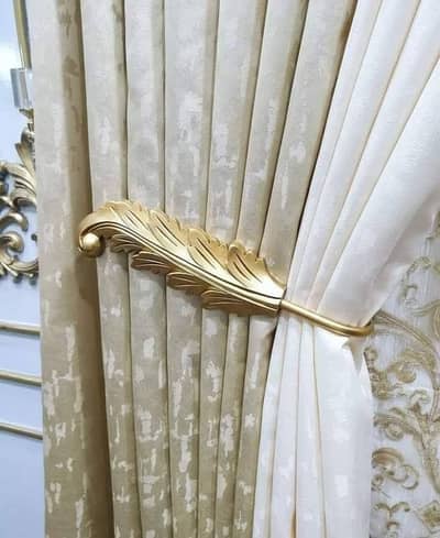 leave design curtain holdback  2 colors available