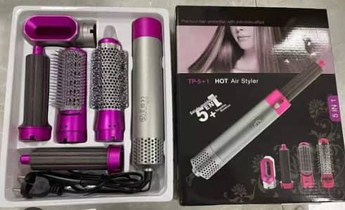 professional Hair starightner (5 in 1)styler dryer curler