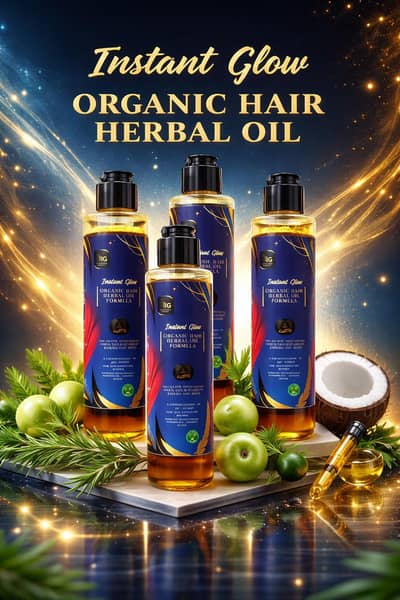 instant Glow 20+ Herbal Hair Oil Formula