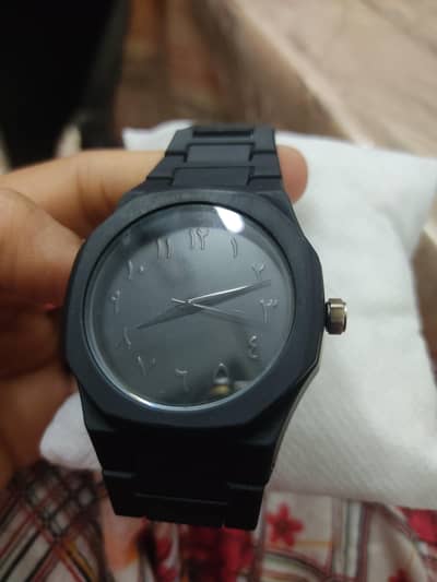 black dial with black numbers, perfect amazing look for your wrist
