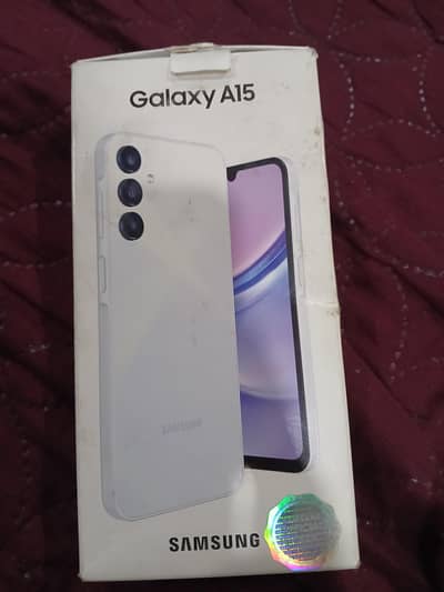 Samsung A15 used mobile original white color