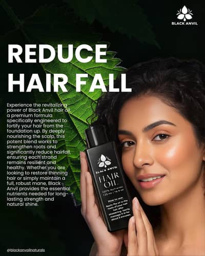 Black Anvail organic hair oil