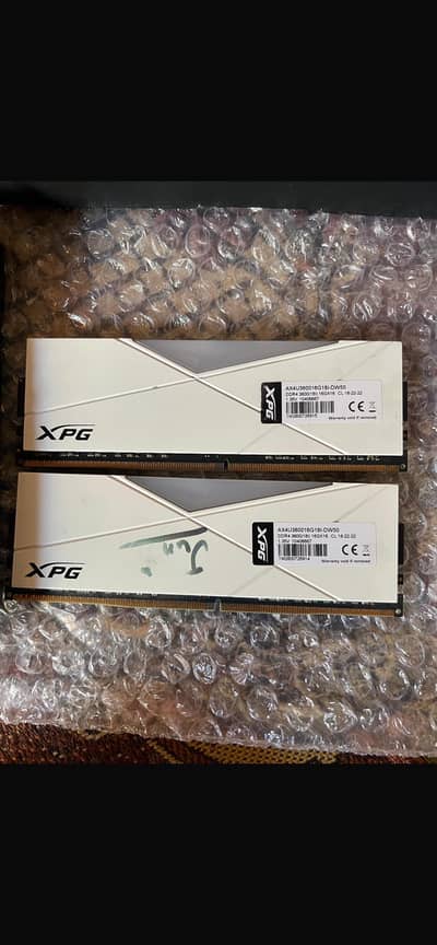 32GB (16x2) DDR4 3600MHz XPG RAM