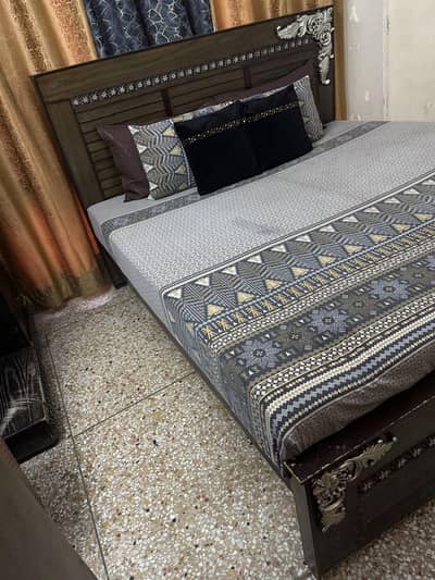 Bed and Dressing table