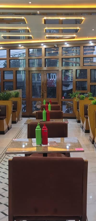 wood chair and table