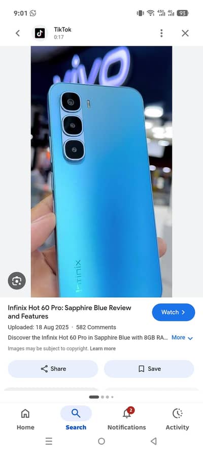 hot 60 pro 10/10 Kuch din use.