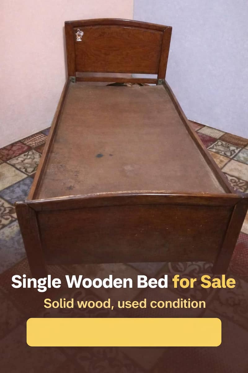 Single Used Bed 0