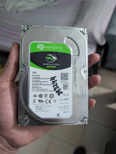 Seagate 1TB Hard drive