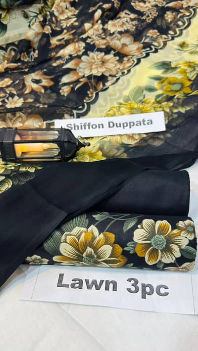stuff:*lawn 3pc*Allover printed
