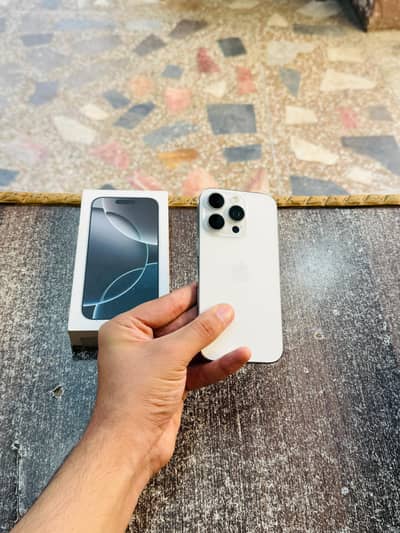 iphone 16 Pro with Box 256GB PTA Approved 100 Health in Warranty