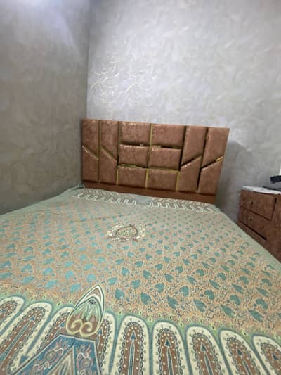 Bed with showcase For Sell /03248445186/