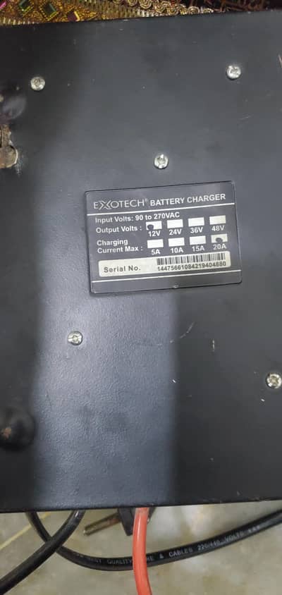 Exotech battary charger