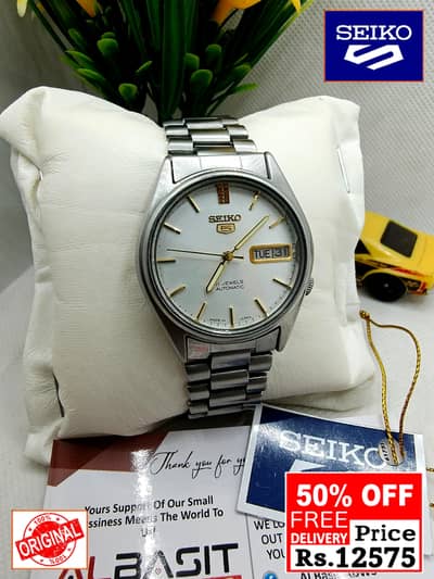 Seiko 5 Citizen Orient Automatic Pre-Owned watch Japan 03161737353