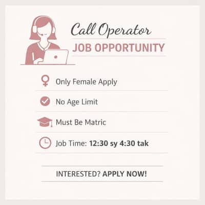 Female Call Operator for Orders Confirmation