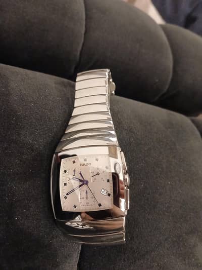 Rado sintra ceramic silver