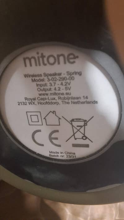 Mitone portable speaker