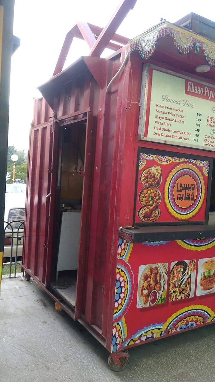 kitchen on wheels container shape 2