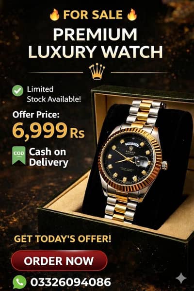 “Golden Hour Watch – Stylish & Original”