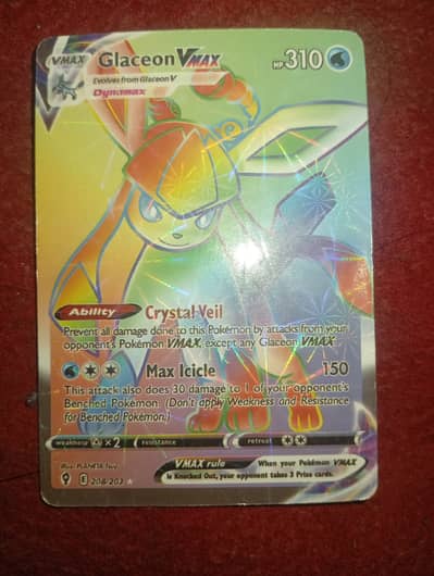 Pokemon card rainbow paper card 11000rs this is real price