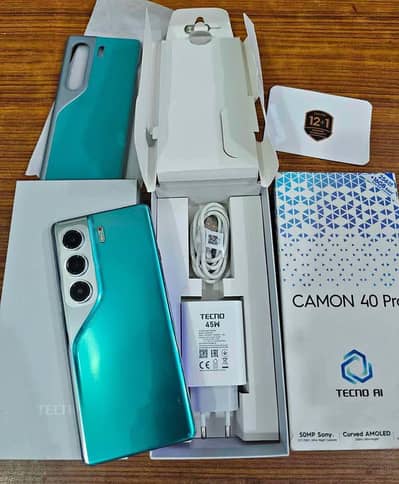 Tecno Camon 40 Pro 8 GB Ram 256 GB Memory WhatsApp number 03306080562/