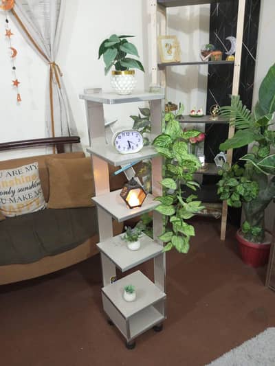 wooden laminated shelves