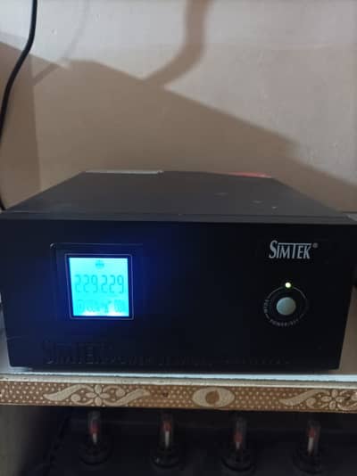 Simtek Pure Sine Wave Inverter 6 Fans & 6 Lights 1500VA – 800Watts 12