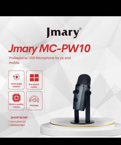 Jmary MC-PW1Professional USB Microphone for pc and mobile